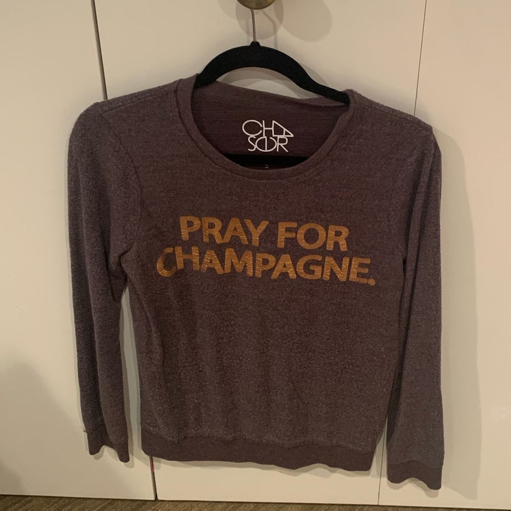 CHASER, Pray For Champagne LS, Size Small